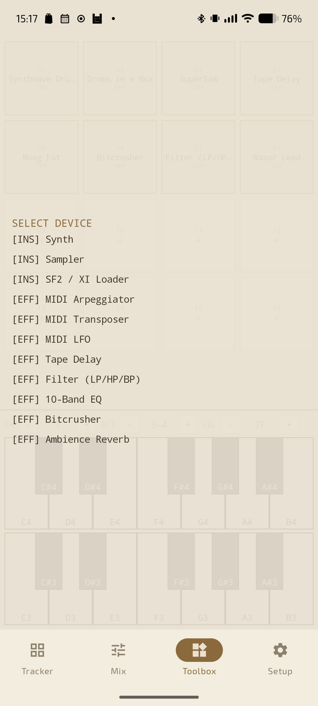 Device picker